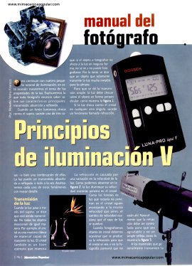 Manual del Fotógrafo - Principios de iluminación V - Mayo 2002