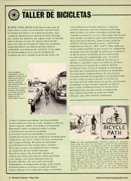 Taller de Bicicletas - Mayo 1974