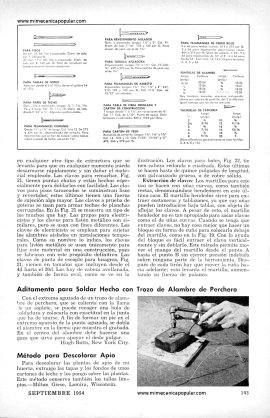 Use El Clavo Adecuado - Septiembre 1954