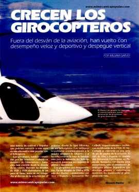 Crecen los Girocópteros - Julio 1996