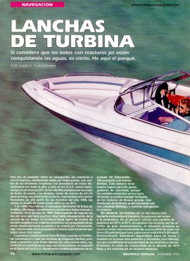 Lanchas de Turbina - Diciembre 1995