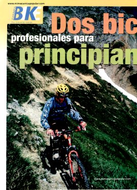 Mountain Bike - Dos bicis profesionales para principiantes - Enero 2002