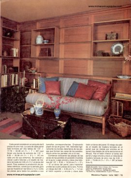 Mejore su casa con paneles - Julio 1987