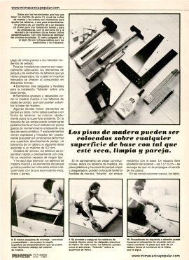 Mejore su habitación con madera - Enero 1991