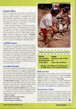 Mountain Bike - Cambiando de pedales - Septiembre 1998