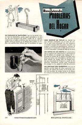Resolviendo problemas del Hogar - Noviembre 1955