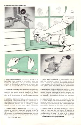 Conozca Sus Herramientas - Octubre 1952