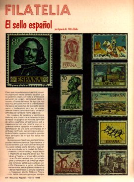 Filatelia - El sello español - Febrero 1982