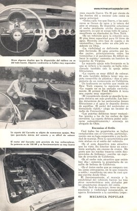 Informe de los dueños: Corvette -Diciembre 1954