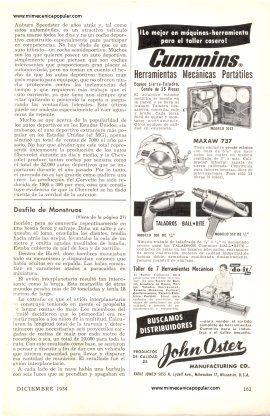 Informe de los dueños: Corvette -Diciembre 1954