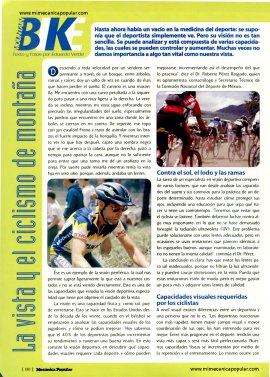 Mountain Bike - La vista y el ciclismo de montaña - Octubre 1998