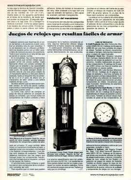 Reloj de mesa - Mayo 1989