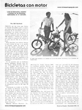 Bicicletas con motor - Noviembre 1976