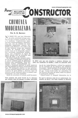 Chimenea Modernizada - Febrero 1955