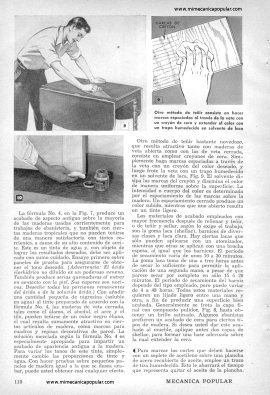 Consejos Para el Acabado de Muebles - Noviembre 1950