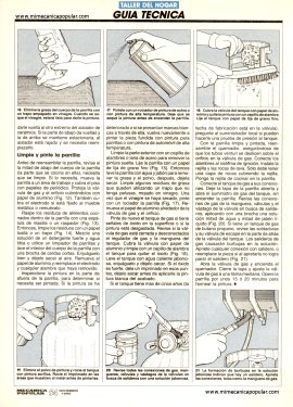 Cuidados de una parrilla de gas - Noviembre 1990