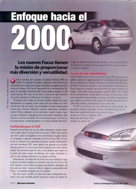 Ford Focus - Noviembre 2001