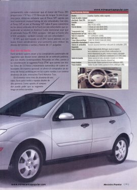 Ford Focus - Noviembre 2001