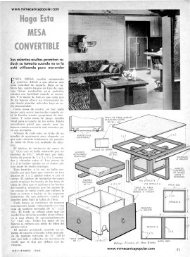 Haga Esta Mesa Convertible - Noviembre 1968