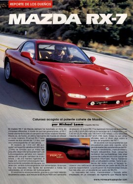 Informe de los dueños: Mazda RX-7 -Noviembre 1994