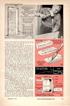 Instale Sus Propias Puertas - Enero 1951
