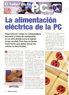 La alimentación eléctrica de la PC - Febrero 2003