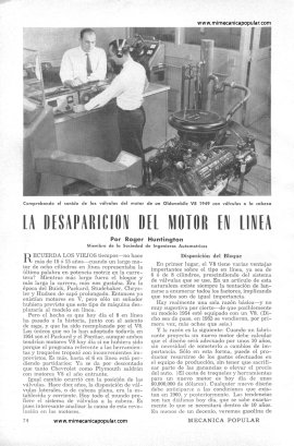 La Desaparición del Motor en Línea - Octubre 1954