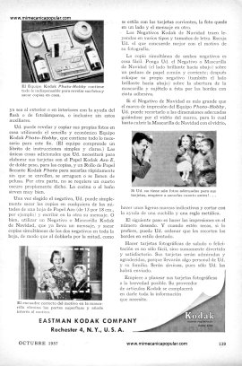 Publicidad - Kodak - Octubre 1957
