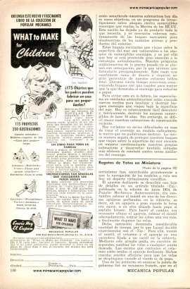 Regatas de Yates en Miniatura - Octubre 1953