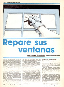 Repare sus ventanas - Diciembre 1987