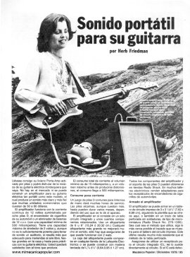 Sonido portátil para su guitarra - Diciembre 1979