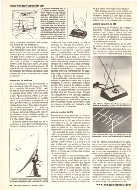 Use la antena correcta - Marzo 1985