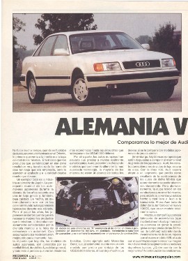 Comparamos lo mejor de Audi con lo mejor de Mazda - Junio 1992