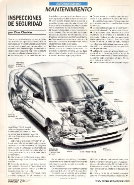 Mantenimiento del auto: Inspecciones de seguridad - Octubre 1993