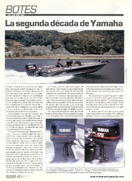 Botes: La segunda década de Yamaha - Noviembre 1993