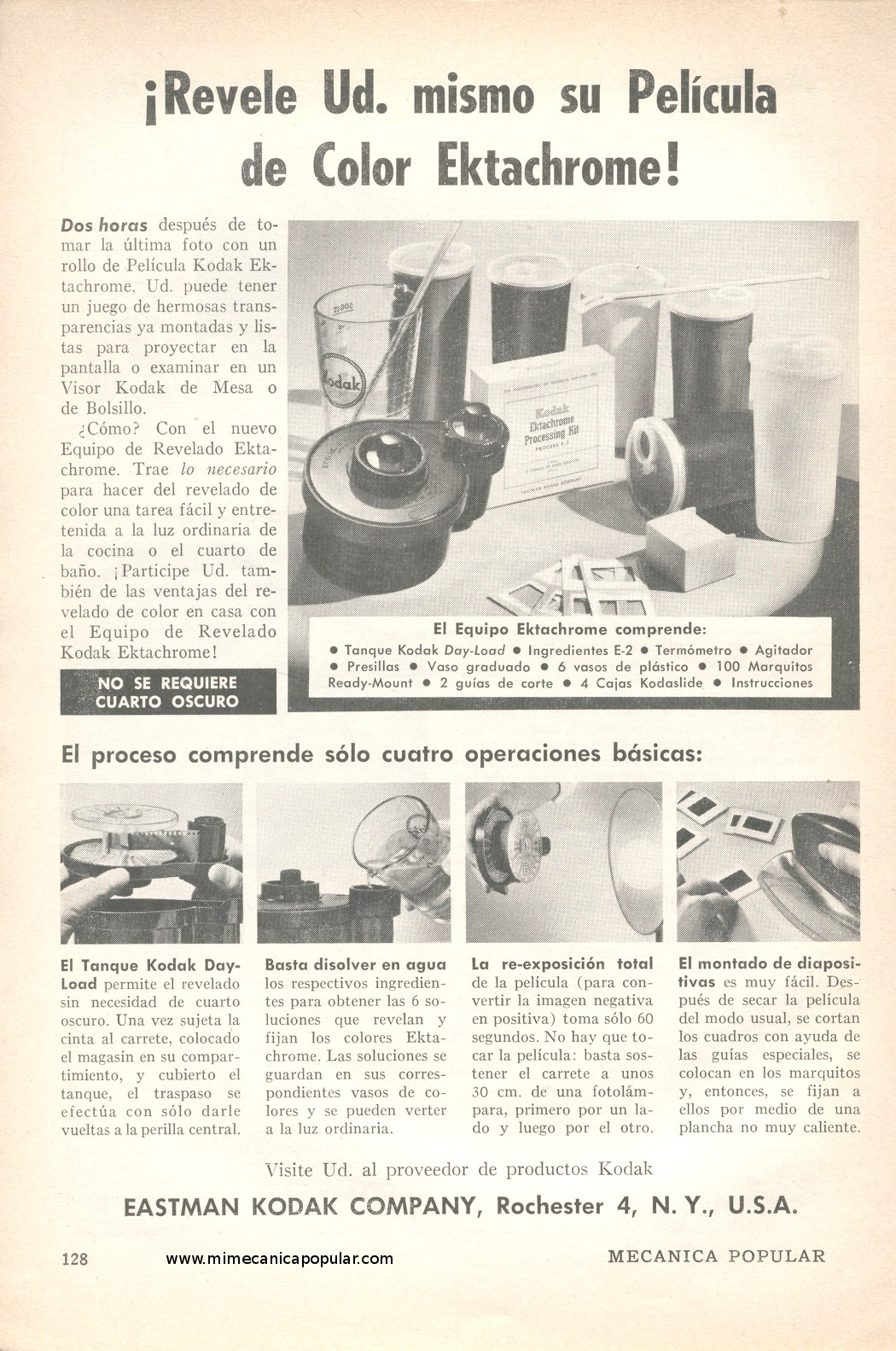 Publicidad - Kodak - Marzo 1959