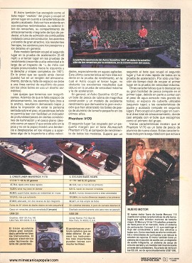 Botes de aluminio - Octubre 1989