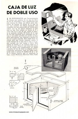 Caja de luz de doble uso - Junio 1952