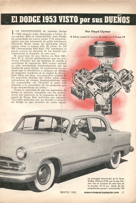 El Dodge 1953 visto por sus dueños - Mayo 1953