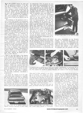 Informe de los dueños: Plymouth Valiant - Diciembre 1969