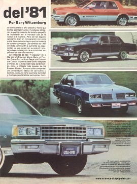 Manejando los GM del 81 - Diciembre 1980