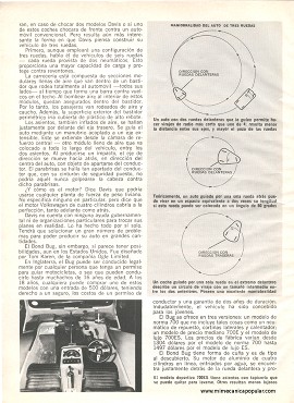 ¿Manejaremos autos de tres ruedas? - Abril 1971