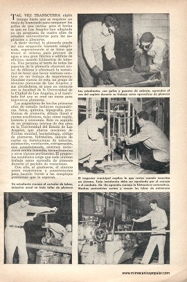 Plomeros Universitarios -Agosto 1953