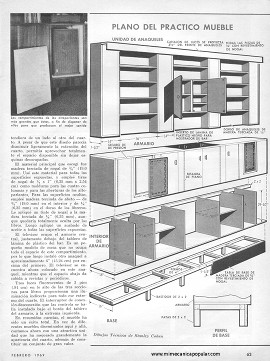 Práctico Mueble de Combinación - Febrero 1969