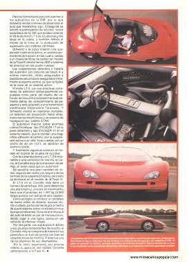 MP prueba el Corvette Indy - Diciembre 1988