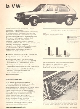 Auto Experimental de la Volkswagen - Junio 1975