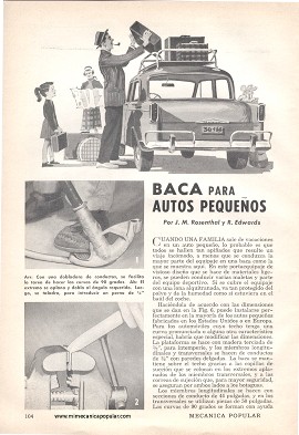 Baca para autos pequeños - Junio 1960