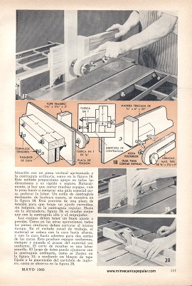 Cómo cortar juntas de caja y espiga - Mayo 1960