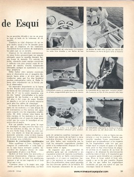 Cómo Equipar el Bote de Esquí - Junio 1966