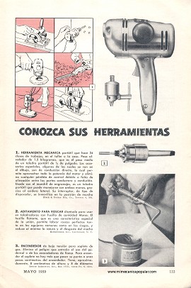 Conozca sus Herramientas - Mayo 1959